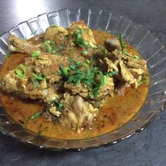 A picture of South Indian Chicken Curry.