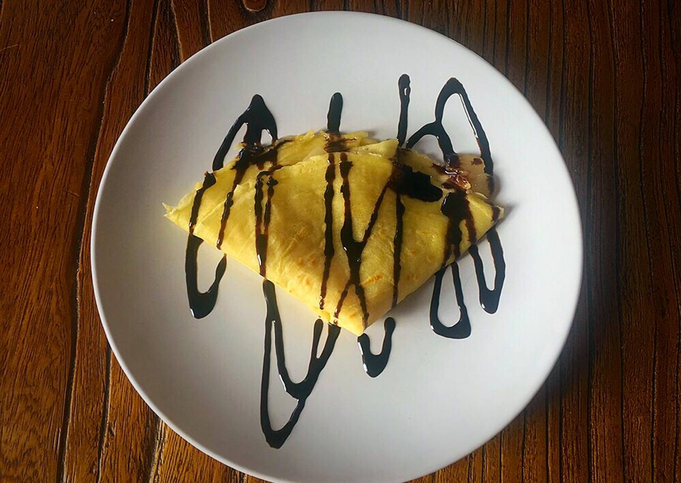 Crêpes con compota de pera