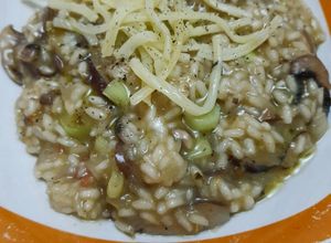 Una foto de Risotto de setas