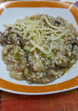 Una foto de Risotto de setas