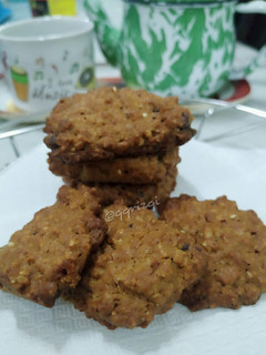Foto resep Chewy oatmeal cookies with coffee & cinnamon
