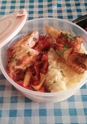 Une photo de Sauté de Poivrons au Riz
