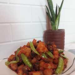 รูปของ Sambal goreng kentang kapri