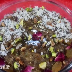 A picture of Halva Bundelkhandi sweet.