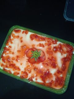 Foto resep Strawberry Cheesecake (no bake no whip cream)