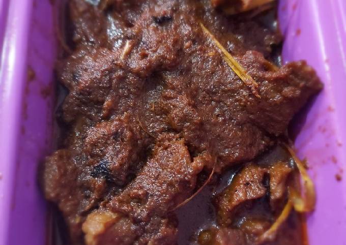 Resep Rendang Daging Presto Oleh Elvira Dwi Putri Cookpad 