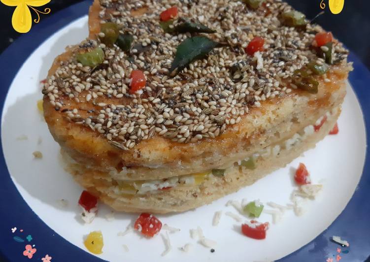 Step-by-Step Guide to Masoor Dal Paneer Stuffed Dhokla