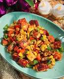 Corn and Paneer Salad