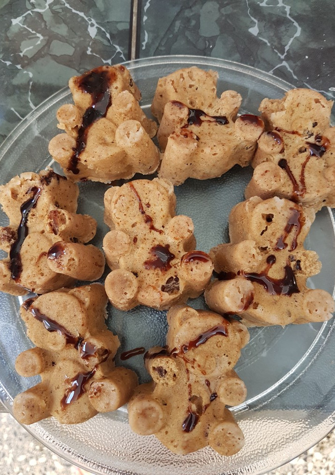 Una foto de Muffin de coco y uva pasa