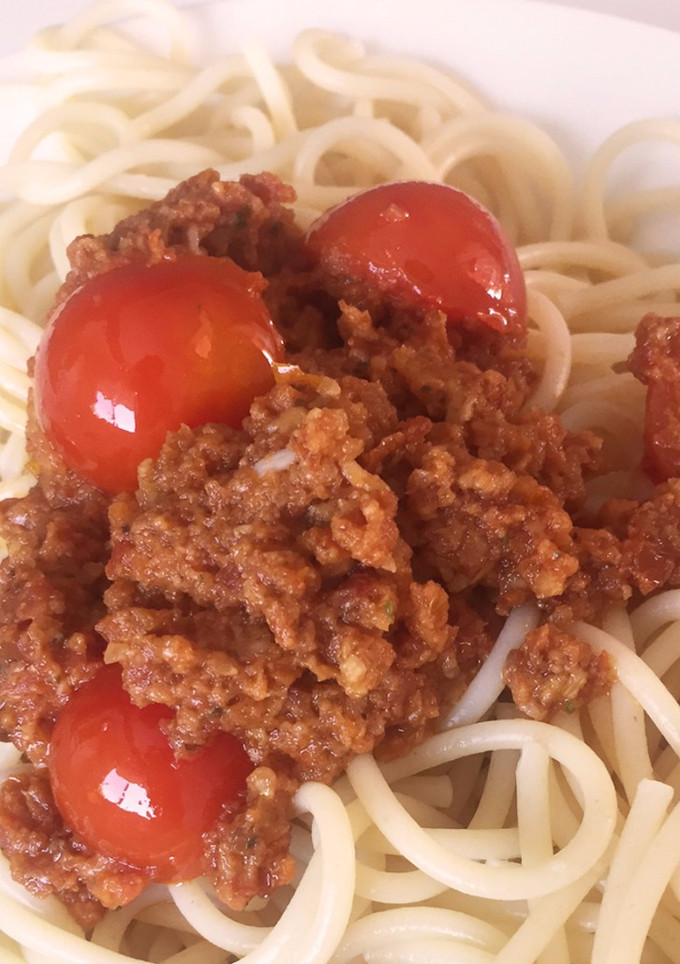 Una foto de Pesto rojo veggie tranquilo