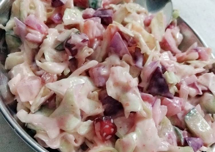 Steps to Prepare Super Quick Homemade Cream salad