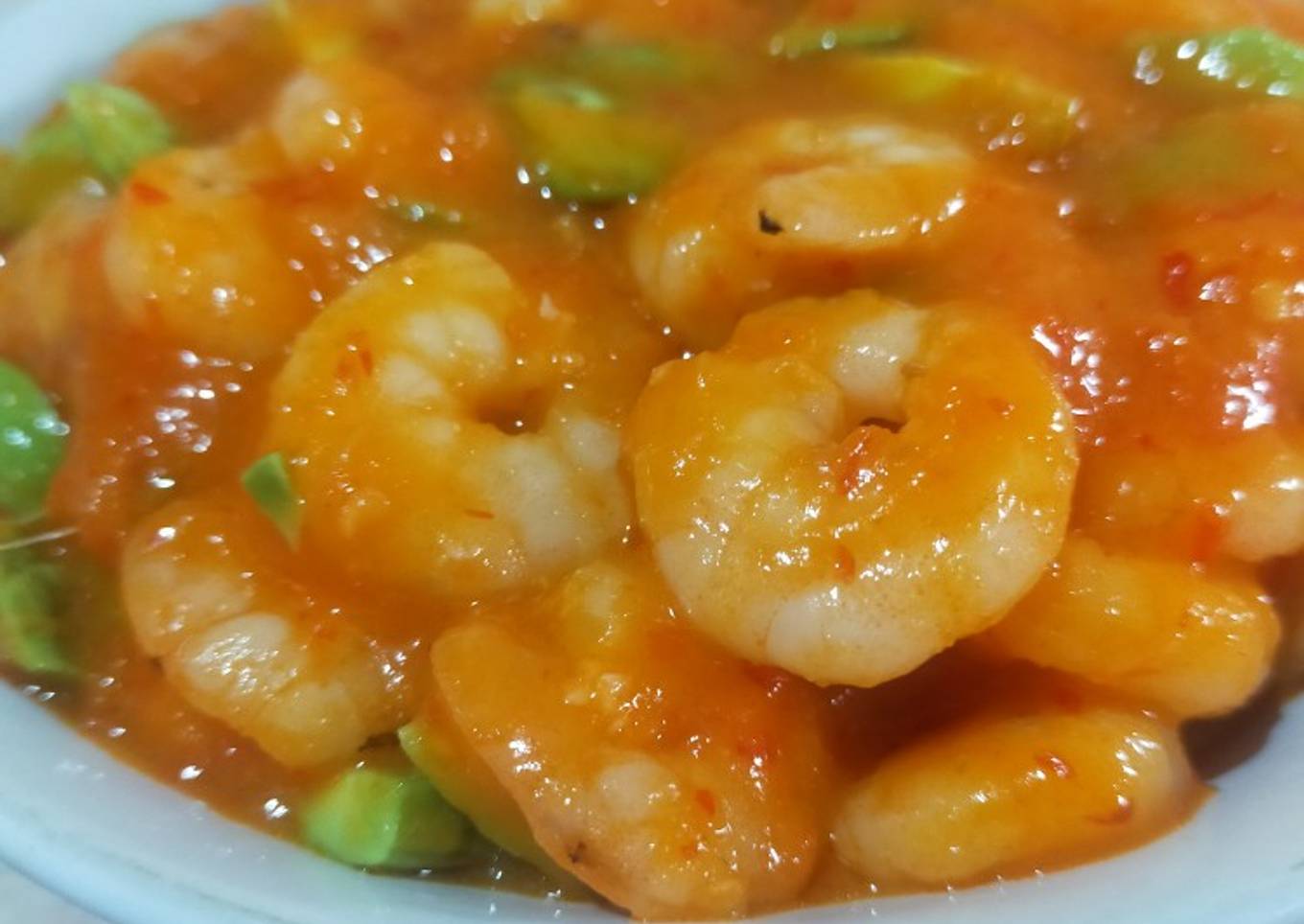 Sambal tempoyak udang pete