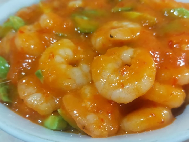 Easy Steps Prepare Recipes Sambal tempoyak udang pete the Delicious Appealing.