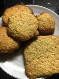 Cookies de avena, coco y miel🍯🥥❤️