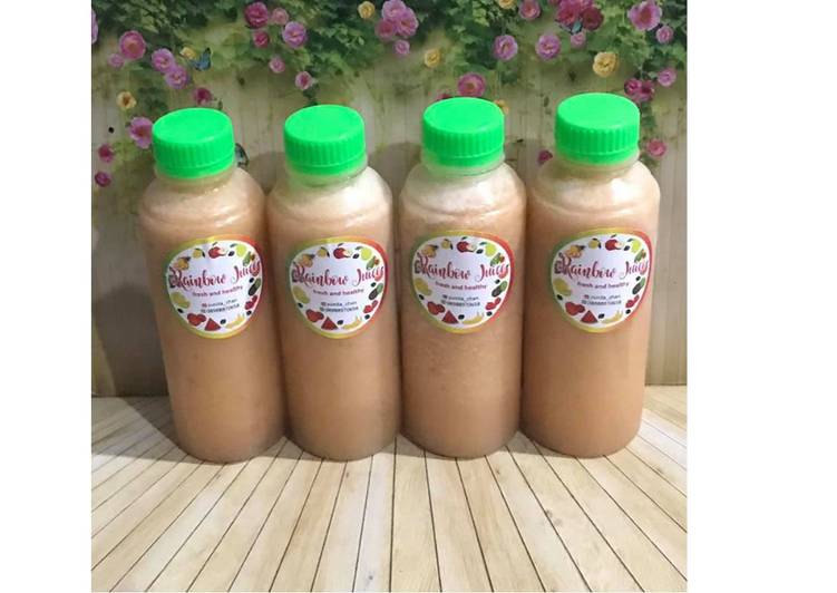 Langkah Mudah untuk Membuat Diet Juice Guava Pear Carrot Dates Soursop Anti Gagal
