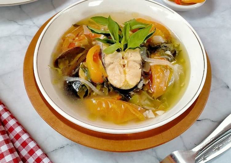 Resep Mudah Sup asam segar ikan patin Ala Restoran