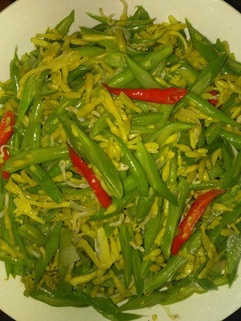 Cara Gampang Membuat Tumis buncis bunga pepaya Anti Gagal