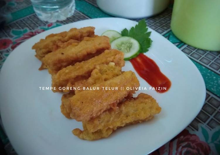 344) Tempe Goreng Balur Telur