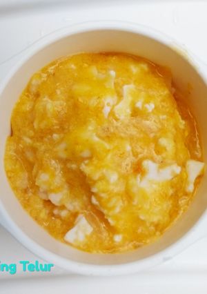 Foto resep Sup Jagung dengan Topping Telur • MPASI 1Y+