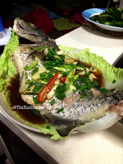 Foto resep Ikan Tim Jahe & Daun Bawang | Steamed Fish with Ginger & Shallots |