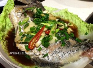 Foto resep Ikan Tim Jahe & Daun Bawang | Steamed Fish with Ginger & Shallots |