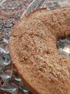 عکسی از دستور کیک نارگیل و گردو 💖
