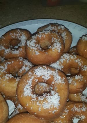 A picture of Doughnuts #coastal coconut dish contest.