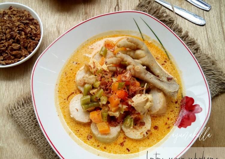 Cara Gampang mengolah Lontong Sayur Sederhana Lezat