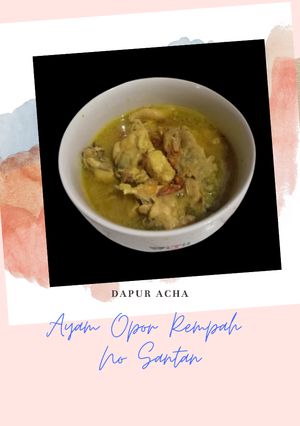 Foto resep Ayam Opor Rempah No Santan
