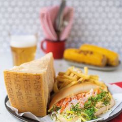 Lobster Roll with Parmigiano Reggiano PDO A picture of Lobster Roll with Parmigiano Reggiano PDO.