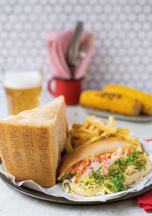 A picture of Lobster Roll with Parmigiano Reggiano PDO.