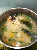 Cháo cá lóc tía tô