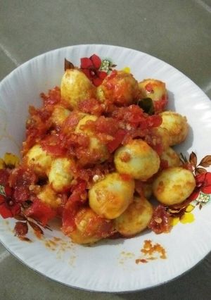 Foto resep Telur Puyuh Balado