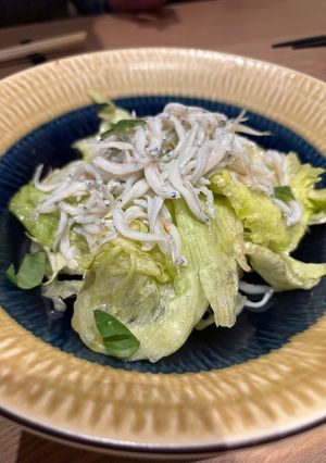 鹽麴魩仔魚沙拉 的食譜成品照片