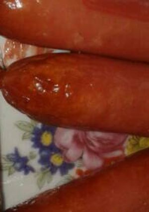 A picture of Smokie served with kachumbali.