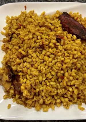 A picture of Jollof Bulgur.