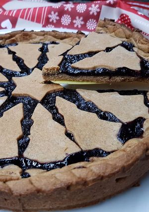 Foto di Crostata di mirtilli con farina di castagne 🌰