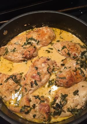 A picture of Lemon Butter Chicken.
