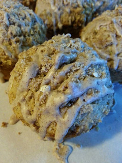 A picture of Cinnamon Streusel Zucchinni Muffins.