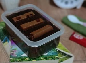 Foto resep Puding Coklat Kitkat Oreo