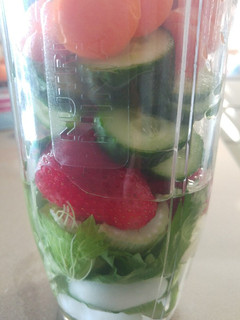 A picture of Celery strawberries carrot.