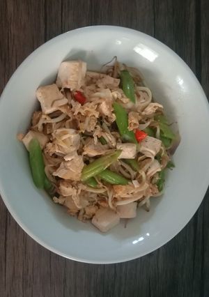 Foto resep Tumis Tahu Taoge Telur Buncis