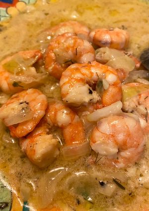 Foto resep Udang Bumbu Lemon Garlic Butter