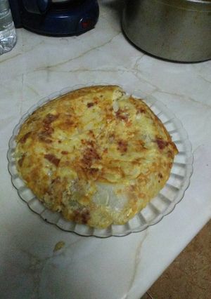 Una foto de Tortilla de patatas con jamón