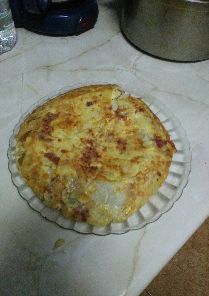 Una foto de Tortilla de patatas con jamón