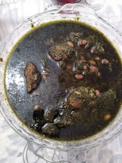 عکسی از دستور قورمه سبزی😋