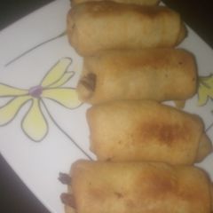 A picture of Minced meat roll.