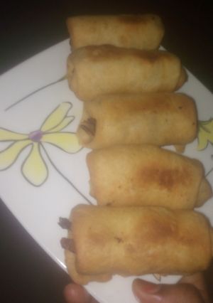 A picture of Minced meat roll.