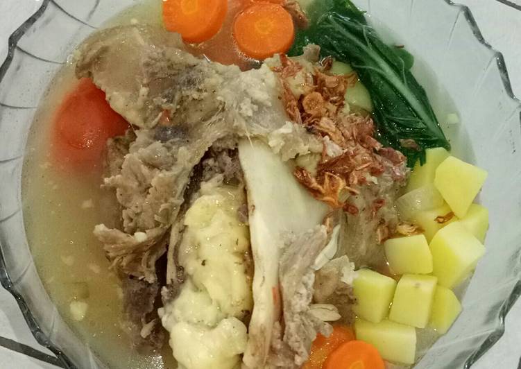 Langkah Mudah Membuat Sop Kaleso (Kaki Lembu Solo) Yang Lezat