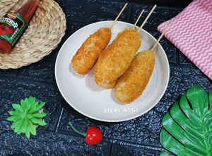 Foto resep Corndog Mozarella Tanpa Telur